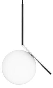 Lampada a sospensione FLOS, IC S2, dimmerabile, Metallizzato, Soggiorno, Vetro, Design