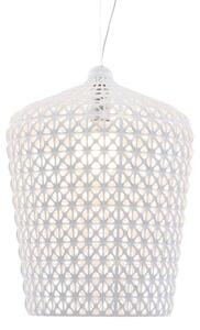 Lampada a sospensione Kartell, Kabuki, Bianco, Soggiorno, Plastica, Design