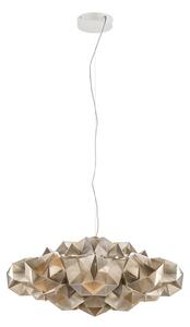 Lampada a sospensione Slamp, Drusa, Beige, Soggiorno, Plastica, Design