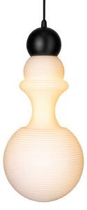 Lampada a sospensione DESIGN BY US, Paris 1920, dimmerabile, Bianco, Soggiorno, Vetro, Design