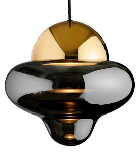 Lampada a sospensione DESIGN BY US, Nutty XL, dimmerabile, Grigio, Soggiorno, Vetro, Design