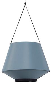 Lampada a sospensione Forestier, Carrie M, dimmerabile, Blu, Soggiorno, Tessuto / Tessile, Design