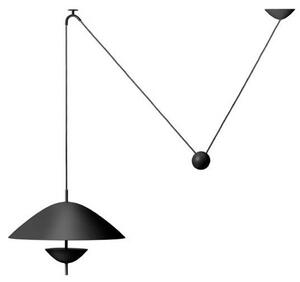 Lampada a sospensione ferm LIVING, Lod, dimmerabile, Nero, Soggiorno, Metallo, Design