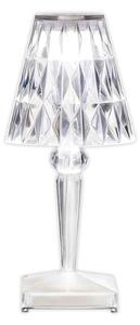 Lampade da esterno Kartell, Battery, Trasparente, Balcone, Plastica, Design