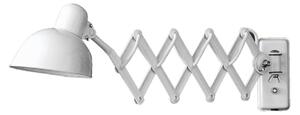 Applique da parete FRITZ HANSEN, Kaiser Idell 6718-W, dimmerabile, Bianco, Soggiorno, Metallo, Design
