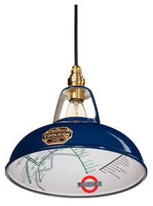 Lampada a sospensione Coolicon, Blu, Soggiorno, Metallo, Design
