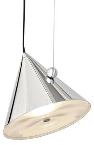 Lampada a sospensione Tom Dixon, Pose, dimmerabile, Metallizzato, Soggiorno, Metallo, Design