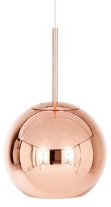 Lampada a sospensione Tom Dixon, Copper Round, dimmerabile, Rame, Soggiorno, Plastica, Design