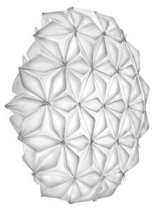 Plafoniera Slamp, La Vie, dimmerabile, Bianco, Soggiorno, Plastica, Design