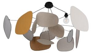 Lampada a sospensione MARKET SET, Screen 70's, dimmerabile, Multicolore, Soggiorno, Tessuto / Tessile, Design