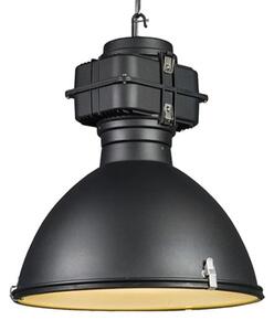 Lampada a sospensione industriale intelligente nera 53 cm incl. A60 Wifi - Sicko