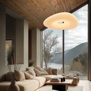 Stilnovo Lampada a sospensione Mr. Magoo, dimmerabile, Bianco / Opale, Soggiorno / Sala da pranzo, Plastica, Design, Lampada a sospensione
