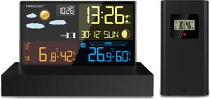 Stazione meteorologica Berdsen BD-912 con display, colore nero