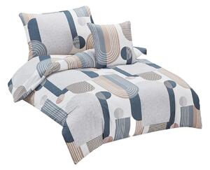 Set copripiumino e federa in microsatinato per letto singolo 3 pezzi 140x200 cm Beryl – My House