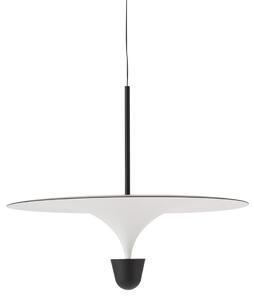 Lampada a sospensione New Works, Kantarell, dimmerabile, Bianco, Sala da pranzo, Metallo, Design