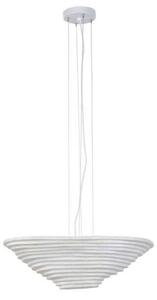 Lampada a sospensione Forestier, Nebulis, dimmerabile, Bianco, Soggiorno, Tessuto / Tessile, Design