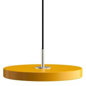 Asteria Lampada a Sospensione Mini Saffron Yellow/Steel Top