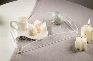 Vassoio in Plexiglass Natalizio SMALL collezione Christmas Dimensioni 31x21x h 5 cm - Colore trasparente