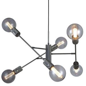 Lampada a sospensione Halo Design, Nero, Sala da pranzo, Metallo