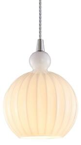 Lampada a sospensione Halo Design, Bianco, Sala da pranzo, Vetro