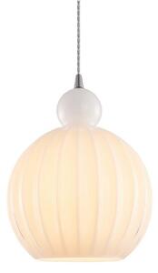 Lampada a sospensione Halo Design, Bianco, Sala da pranzo, Vetro