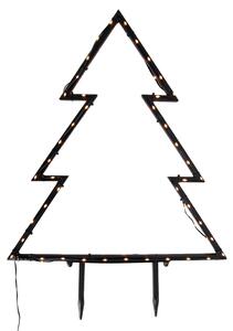 Faretto natalizio albero nero 54 cm incl. LED IP44 - Kas