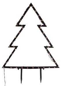 Faretto per albero di Natale nero 71 cm con LED IP44 - Kas