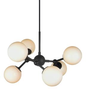 Lampada a sospensione Halo Design, Bianco, Sala da pranzo, Vetro