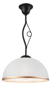 Lampadario a sospensione con supporto rigido RETRO 1xE27/60W/230V nero