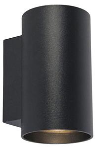 Lampada da parete di design intelligente nera incl. 2 Wifi GU10 - Sandy