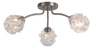 Searchlight 11523-3SN - Lampadario da soffitto ASTRAL 3xG9/33W/230V cromo opaco
