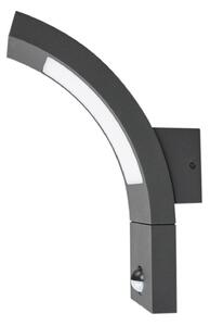 Juvia LED Applique da Parete da Esterno con Sensore Grafite