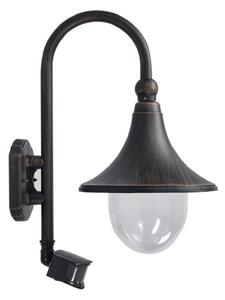 Lampade da esterno Lindby, Daphne, dimmerabile, Nero, Balcone, Alluminio, Antico