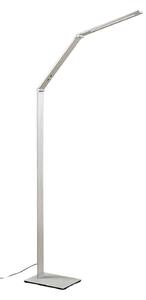 Lampada da terra Lucande, Nicano, dimmerabile, Metallizzato, Studio / Ufficio, Metallo, Moderno