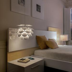 Lampada a sospensione MARSET, Discocó, dimmerabile, Bianco, Soggiorno, Plastica, Design