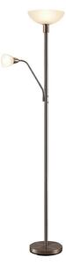 Lampada da terra Lindby, Jost, Grigio, Soggiorno, Metallo, Moderno