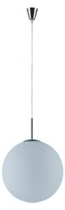 Lampada a sospensione Lindby, Marike, dimmerabile, Bianco, Soggiorno, Vetro, Moderno