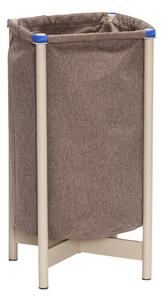 Cesto portabiancheria in tessuto beige Pod - Hübsch