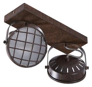 Plafoniera Lindby, Tamin, dimmerabile, Marrone / Ruggine, Soggiorno, Metallo, Industriale