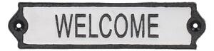 Insegna in ghisa 21x5 cm Welcome - Esschert Design