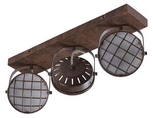 Plafoniera Lindby, Tamin, dimmerabile, Marrone / Ruggine, Soggiorno, Metallo, Industriale