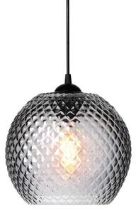 Lampada a sospensione Halo Design, Grigio, Sala da pranzo, Vetro