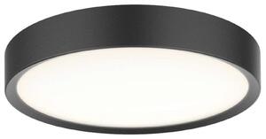 Plafoniera Halo Design, dimmerabile, Nero, Soggiorno, Plastica