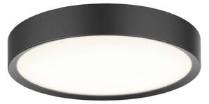 Plafoniera Halo Design, dimmerabile, Nero, Soggiorno, Plastica