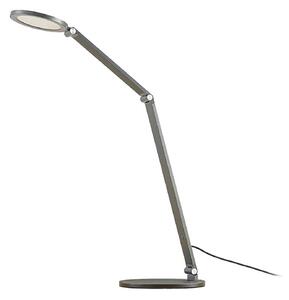 Lampade da tavolo Lucande, Mion, dimmerabile, Grigio, Studio / Ufficio, Metallo, Moderno