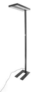 Lampada da terra Arcchio, Logan Basic, dimmerabile, Nero, Studio / Ufficio, Alluminio, Moderno