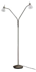 Lampada da terra Lindby, Gwendolin, Metallizzato, Soggiorno, Metallo, Moderno