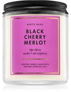 Bath & Body Works Black Cherry Merlot candela profumata 198 g