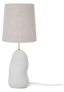 Lampade da tavolo ferm LIVING, Bianco, Soggiorno, Tessuto / Tessile
