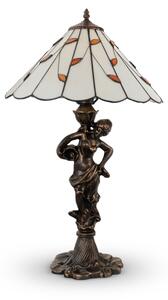 Brilagi - Lampada da tavolo Tiffany in vetro colorato FOLIA 1xE27/60W/230V